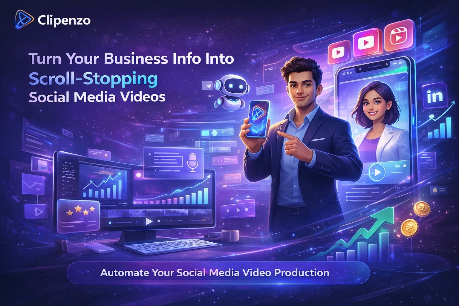 How Our AI Turns Your Business Details Into Scroll-Stopping Social Media Videos